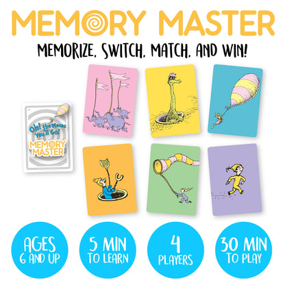 Oh, The Places You'll Go! Memory Master Card Game