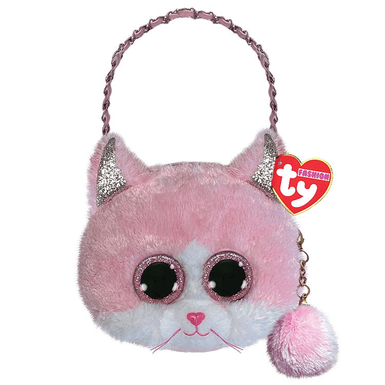 Beanie Babies: Fiona Cat Pink Mini Purse