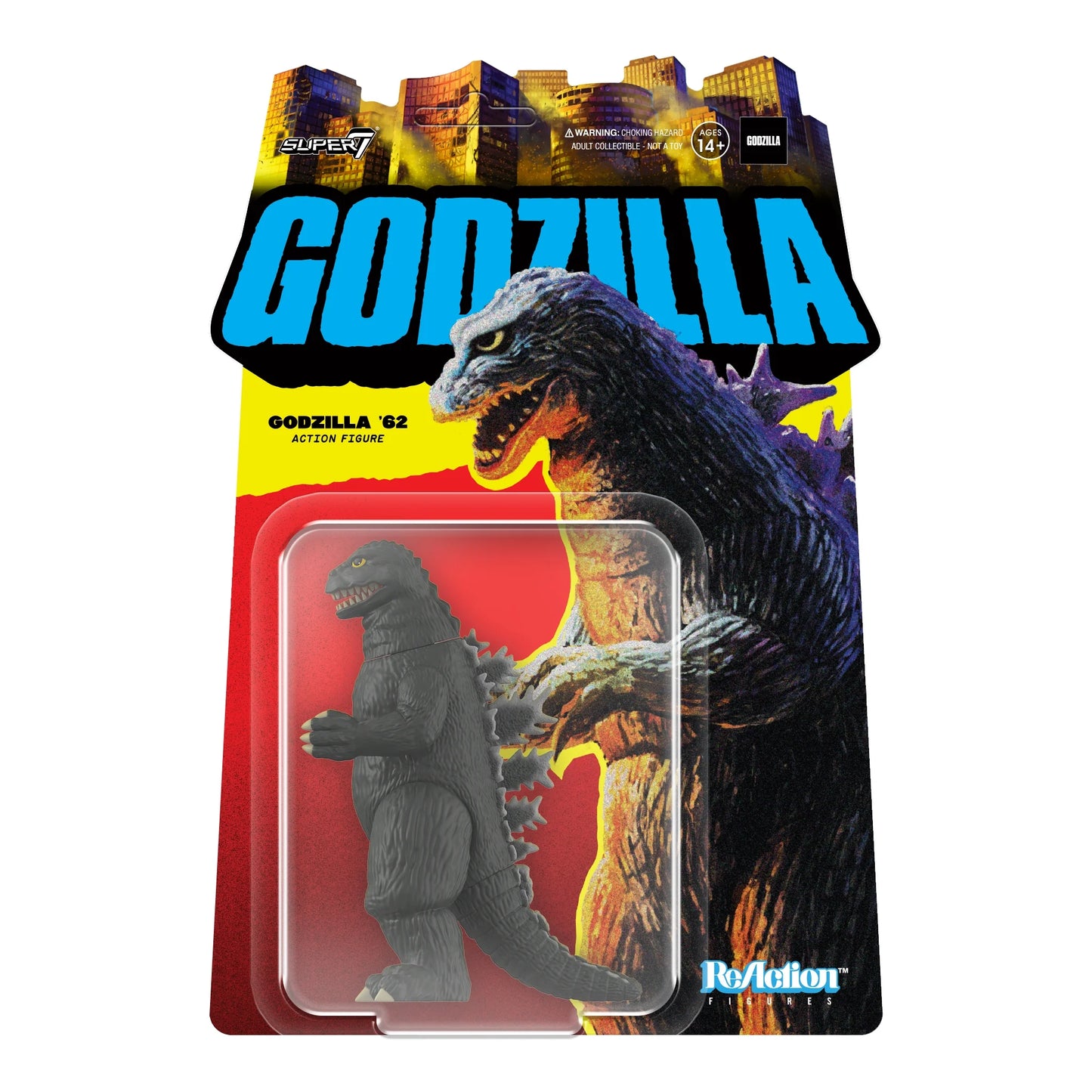 Toho ReAction Figure Wave 2- Godzilla '62 (Three Toes)