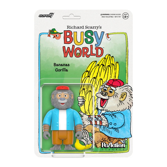 Richard Scarry ReAction Figure W1- Bananas Gorilla