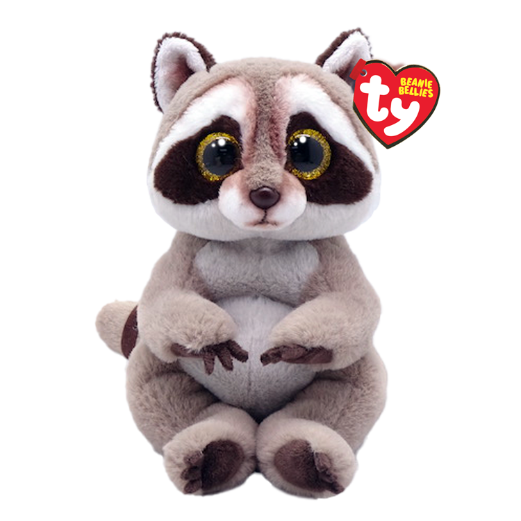 Beanie Babies: Petey Racoon Belly Regular