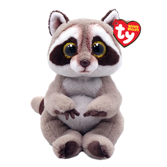 Beanie Babies: Petey Racoon Belly Regular