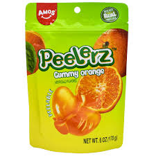 Amos Gummy Peelerz Orange 6oz