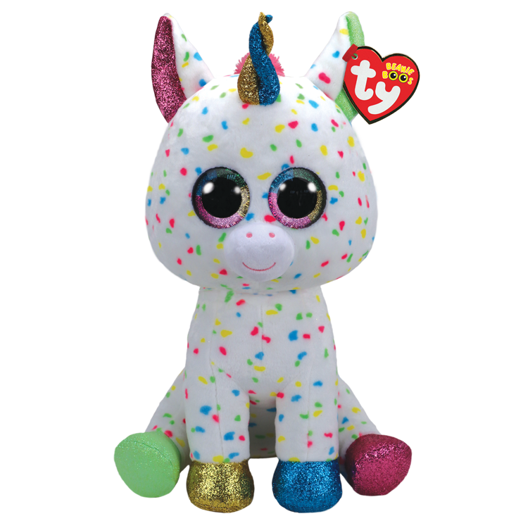 Beanie Babies: Harmonie Unicorn Speckled Large