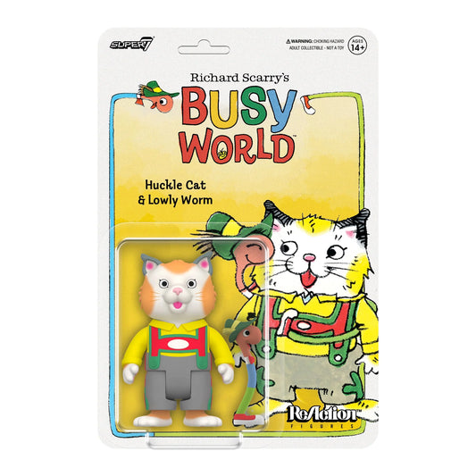 Richard Scarry ReAction Figure W1- Huckle Cat