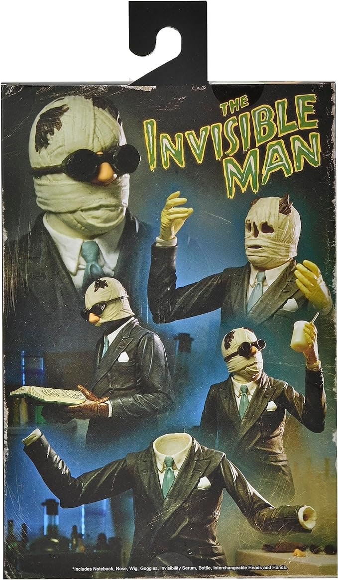 Universal Monsters- Ultimate Invisible Man 7" Figure