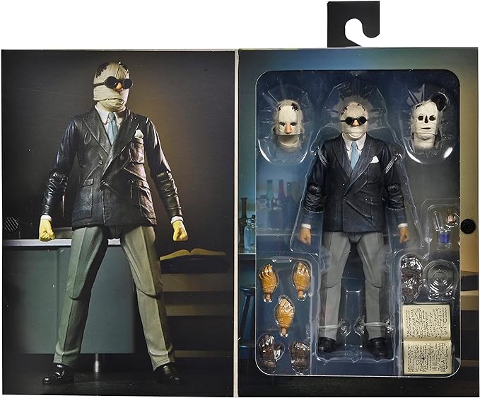 Universal Monsters- Ultimate Invisible Man 7" Figure