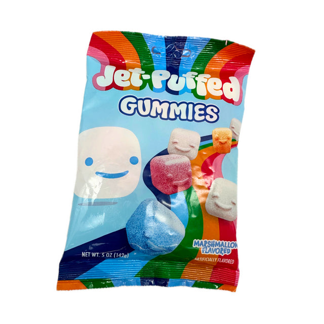 Jet-Puffed Gummy Peg Bag 5oz