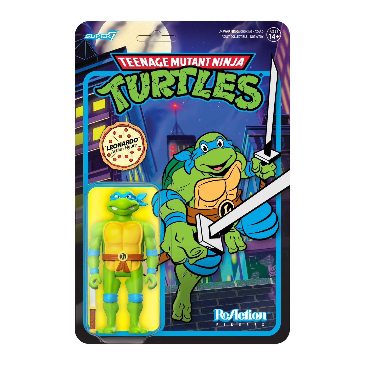 Teenage Mutant Ninja Turtles ReAction Wave 7- Leonardo Toon