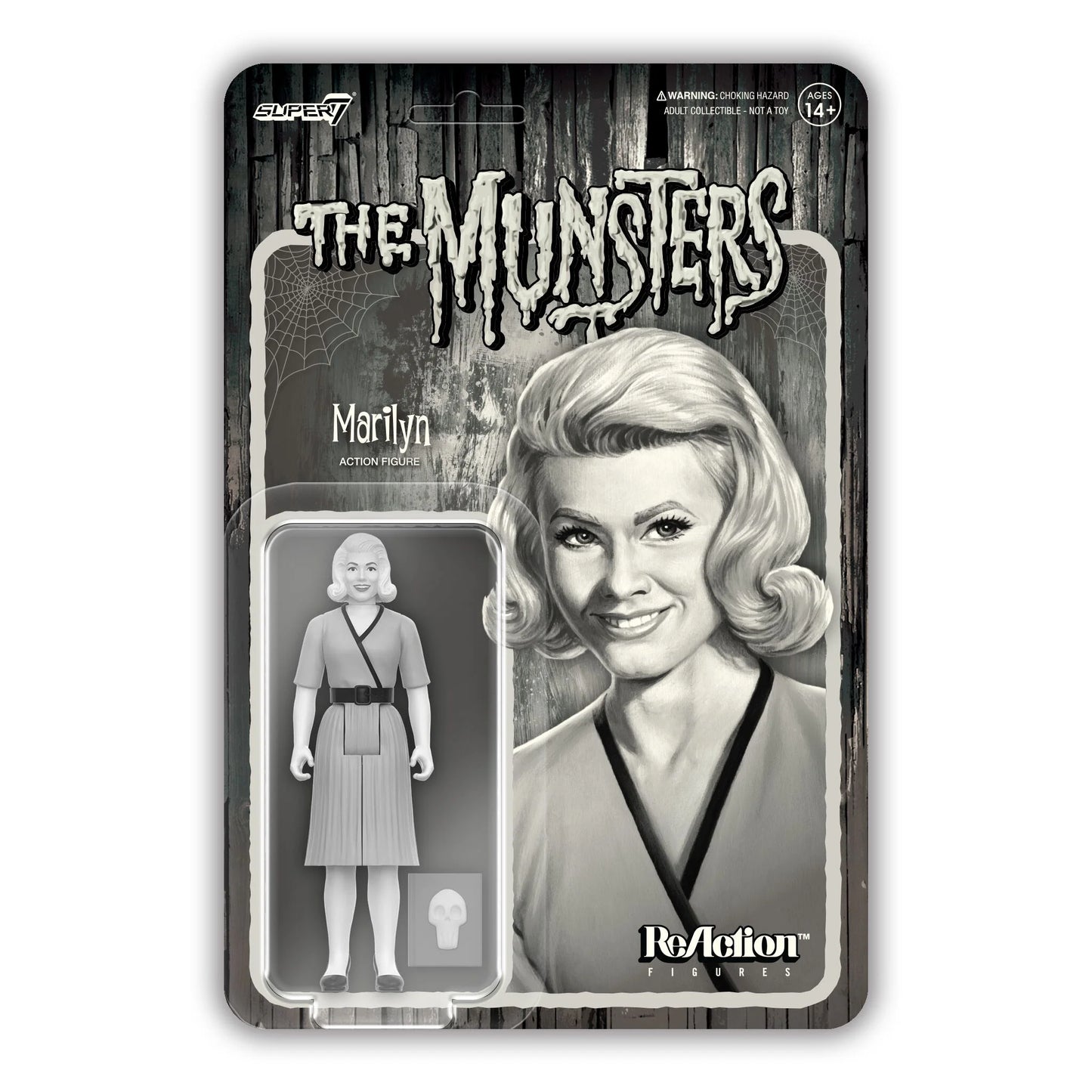 Munsters Reaction Figures Wave 3- Marilyn Munster (Grayscale)