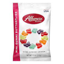 Albanese Gummi Butterflies Mini Peg Bag - 7.5oz