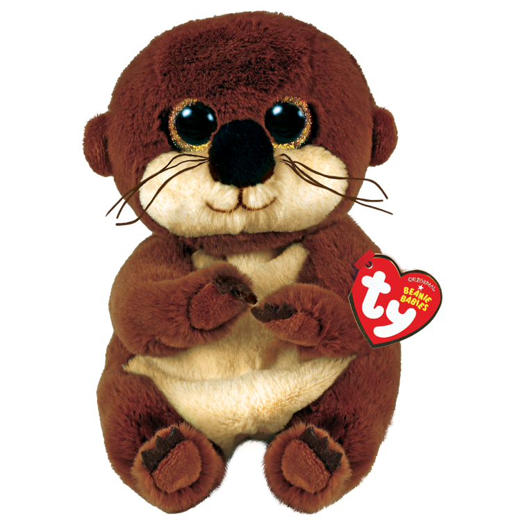 Beanie Babies: Mitch Otter Brown Belly Regular