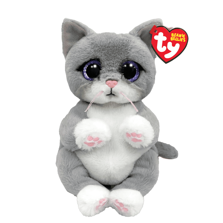 Beanie Babies: Morgan Cat Gray Belly Regular