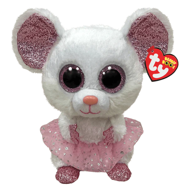 Beanie Babies: Nina Mouse Ballerina White