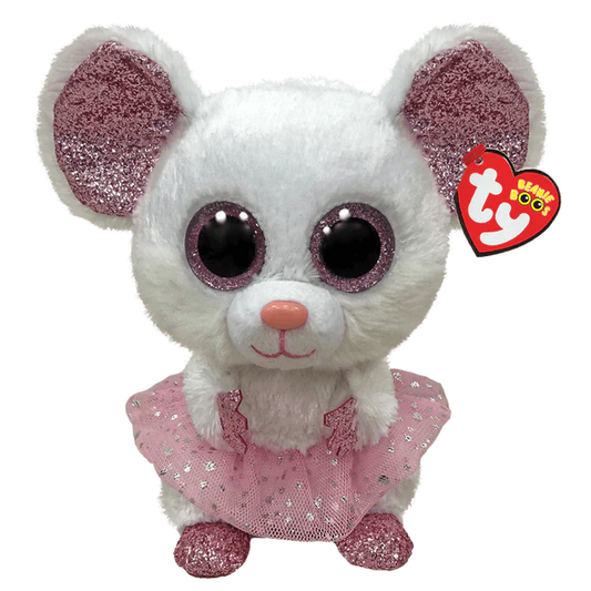 Beanie Babies: Nina Mouse Ballerina White