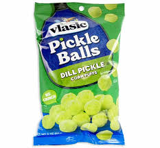 Vlasic Dill Pickle Snack Corn Puffs Peg Bag 2oz