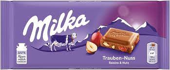 Milka Bar- Raisins & Nuts Milk