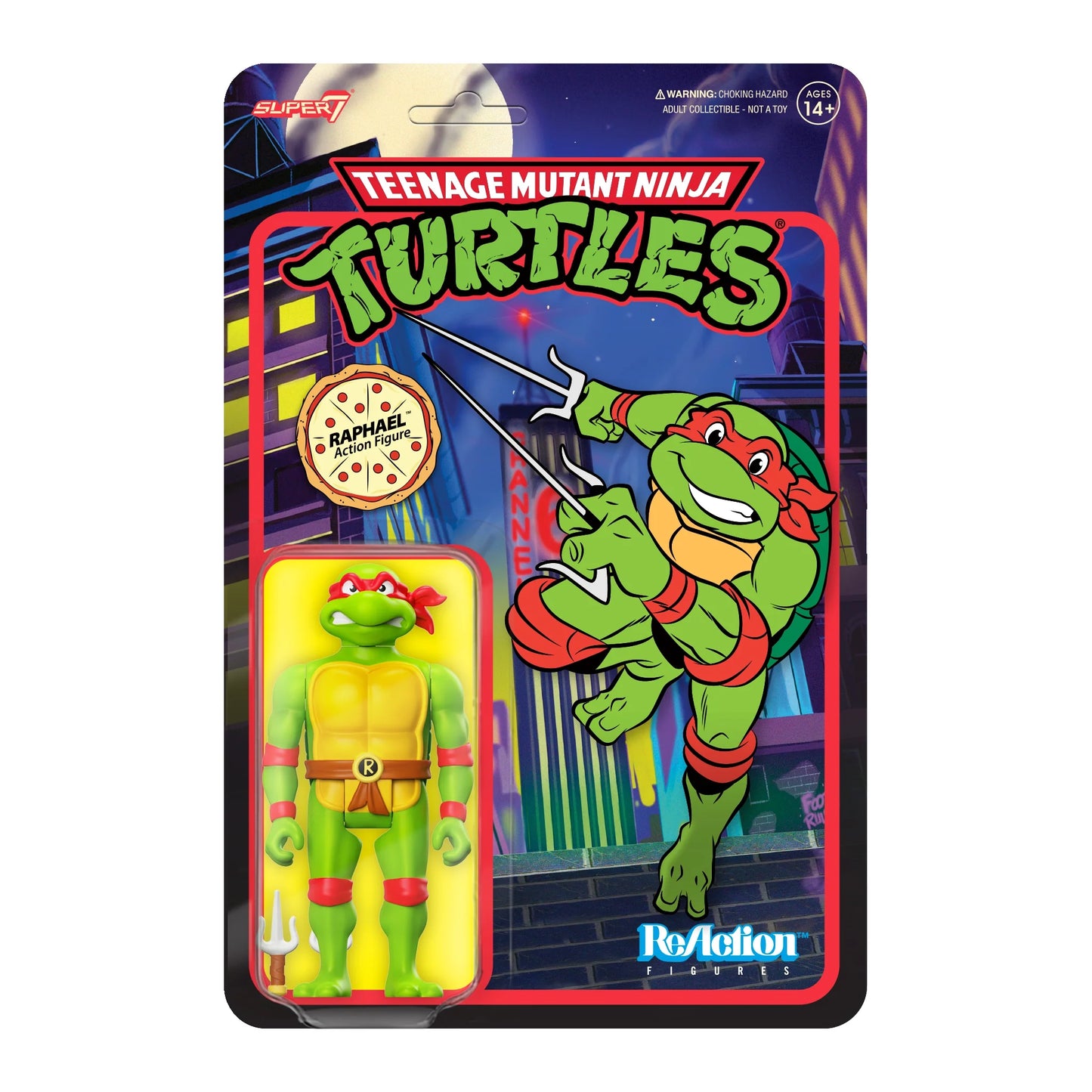 Teenage Mutant Ninja Turtles ReAction Wave 7- Raphael Toon