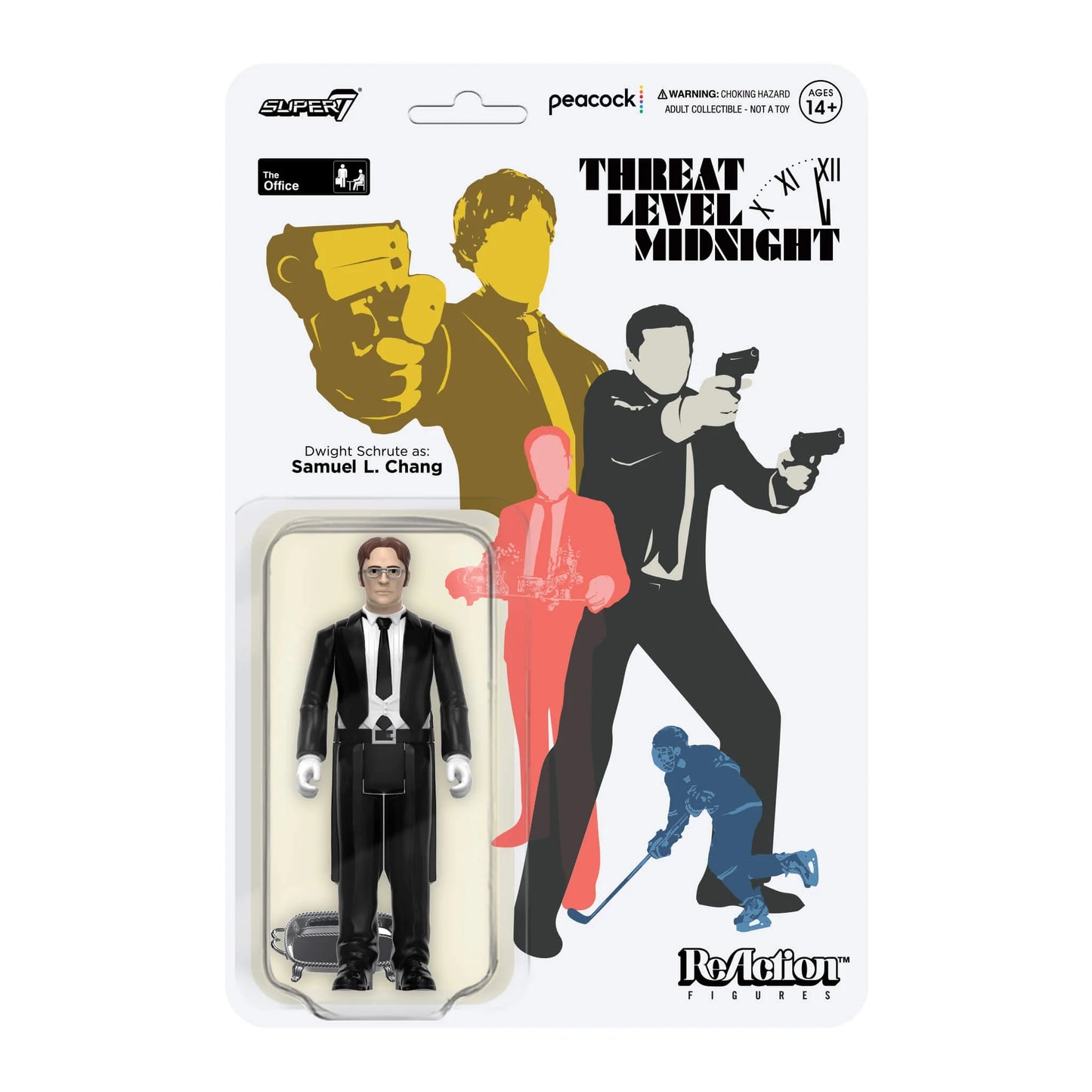 The Office ReAction Figure Wave 1- Dwight Schrute as Samuel L. Chang