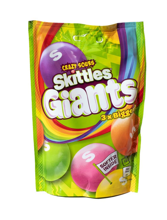 Limited Import- Skittles Giants Crazy Sour 132g