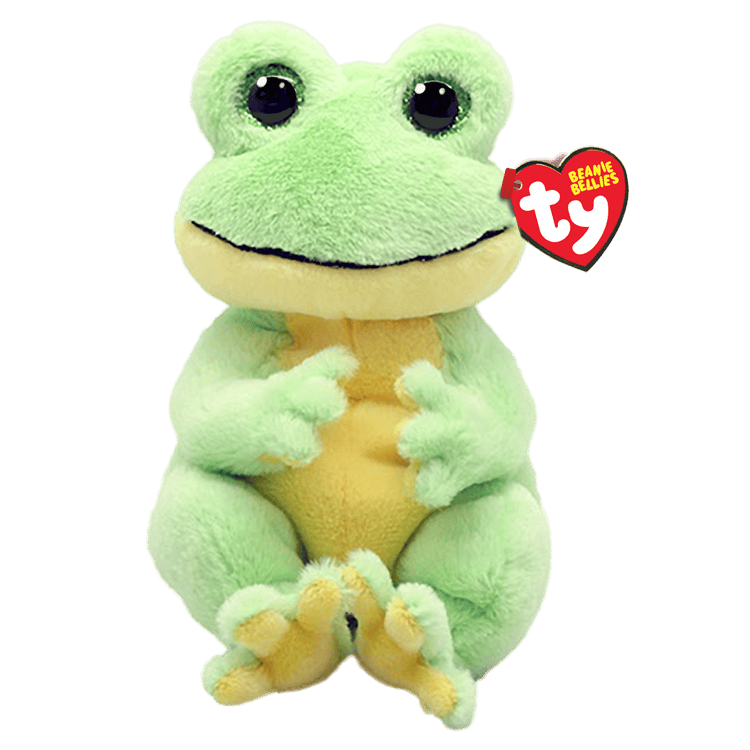 Beanie Babies: Snapper Frog Green Belly Regular