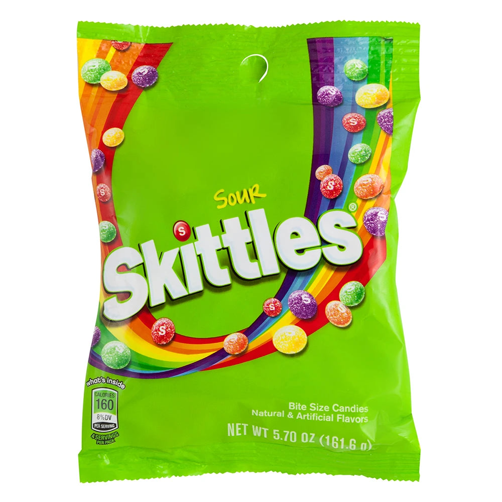 Skittles Sour Peg Bag 5.7oz