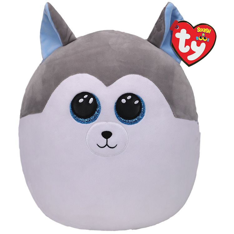 Beanie Babies: Slush Husky Gray Squish 14"