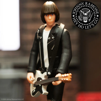 Johnny Ramone ReAction Figure Wave 01- Johnny Ramone (White Shirt)