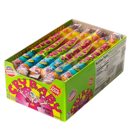 Cry Baby Xtra Sour Bubblegum 9pc Tube