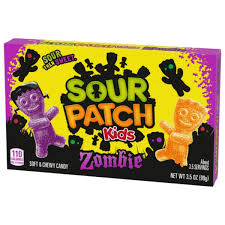 Sour Patch Kids 3.50oz Halloween Zombies Theater Box