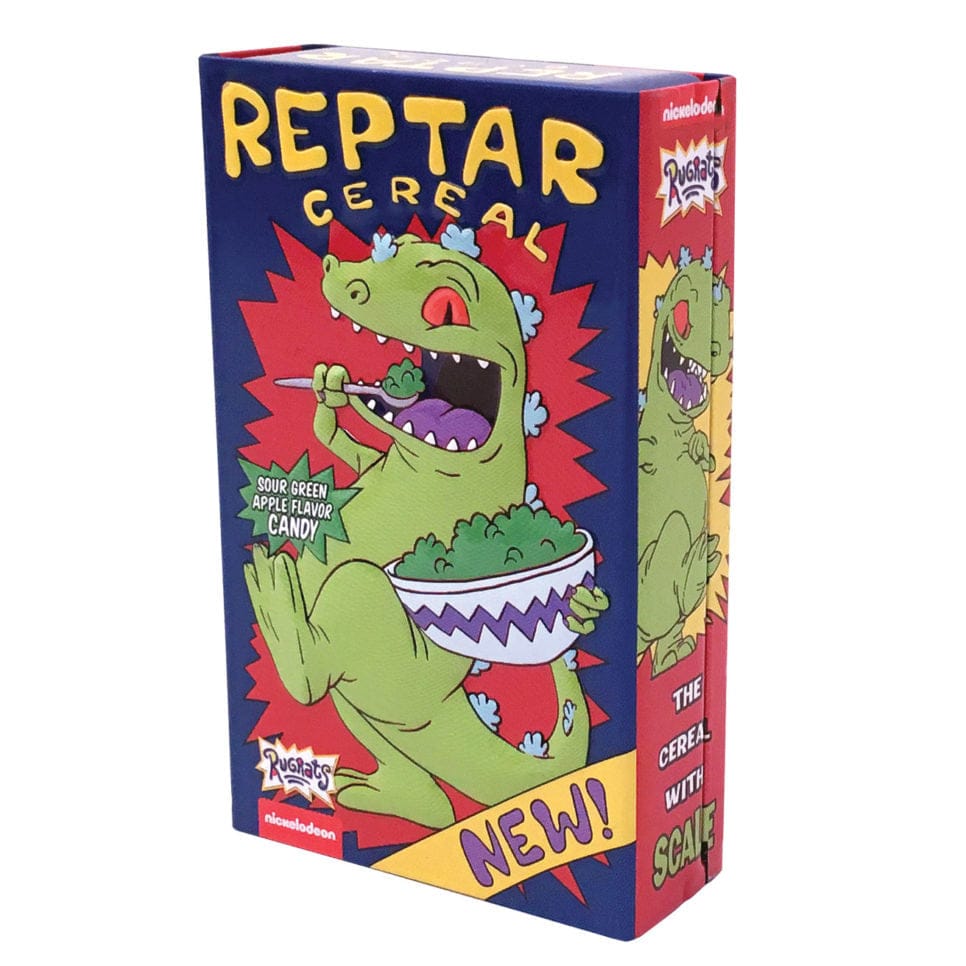 Rugrats Reptar Cereal Box Candy Tin