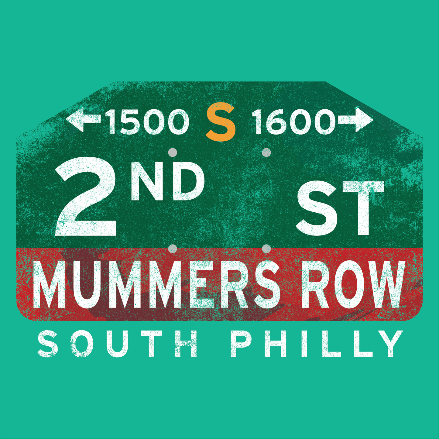 2nd Street Mummers Row | Philadelphia Shirt | Second Street Unisex Tee | Mummers Parade T-Shirt