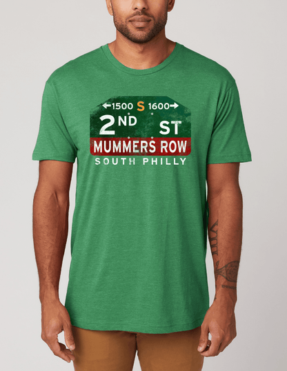 2nd Street Mummers Row | Philadelphia Shirt | Second Street Unisex Tee | Mummers Parade T-Shirt