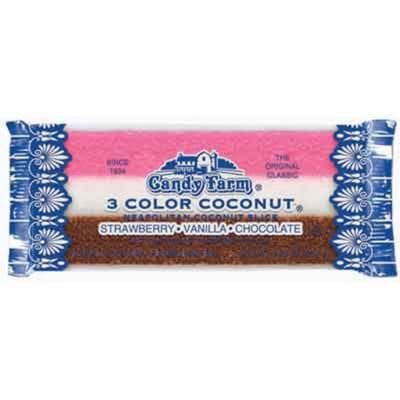 Old Fashioned Neapolitan Coconut Bar - 2.5oz