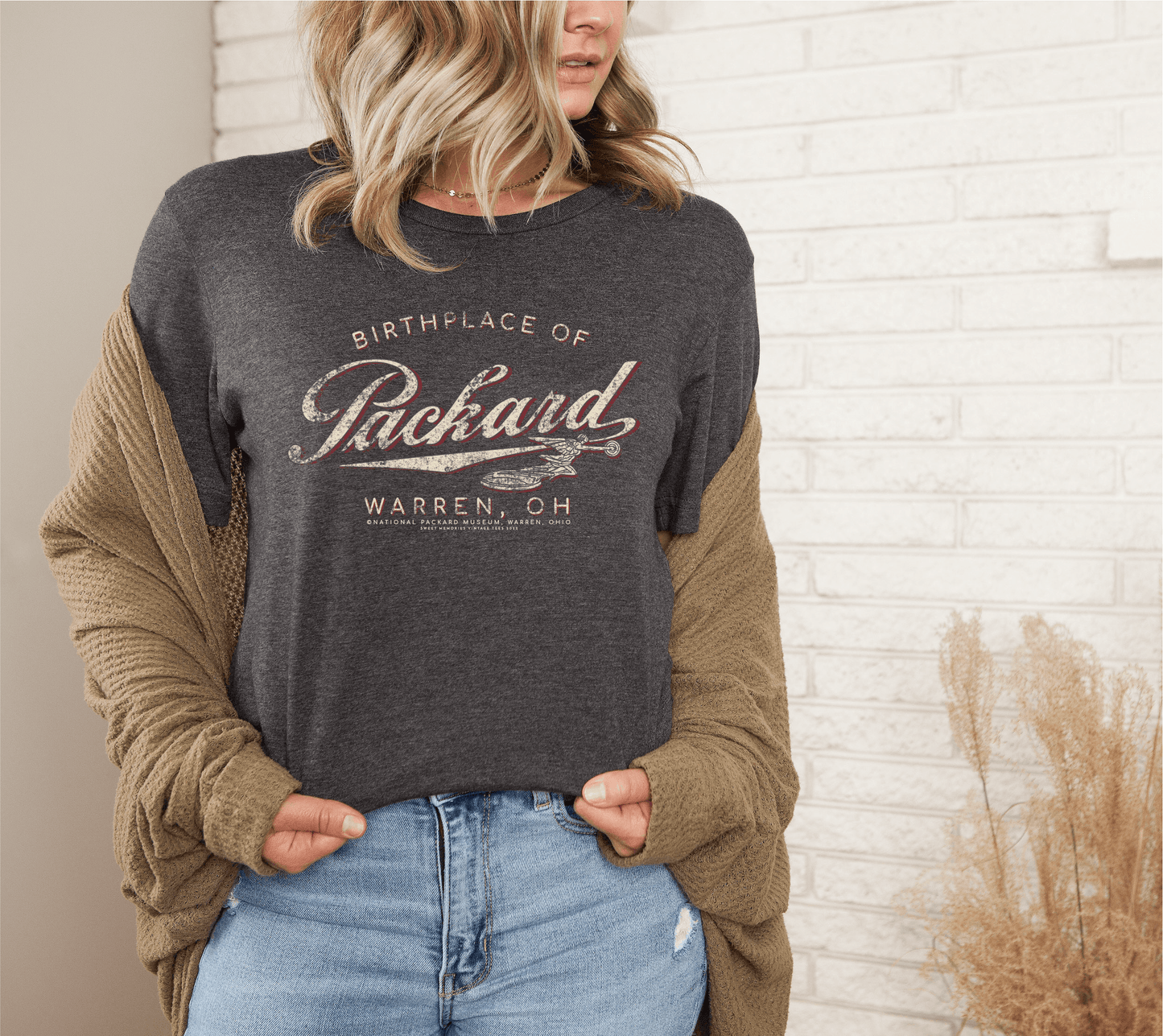 Packard the Birthplace of Packard Car | Warren, OH | Est. 1899 Unisex Tee