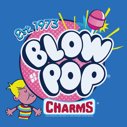 Blow POP Retro Charms Tee | Pop Art Inspired Vintage Unisex Shirt