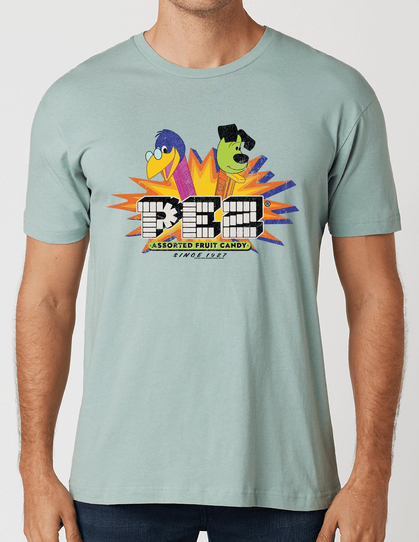 PEZ Retro Candy Dispenser Explosion Tee