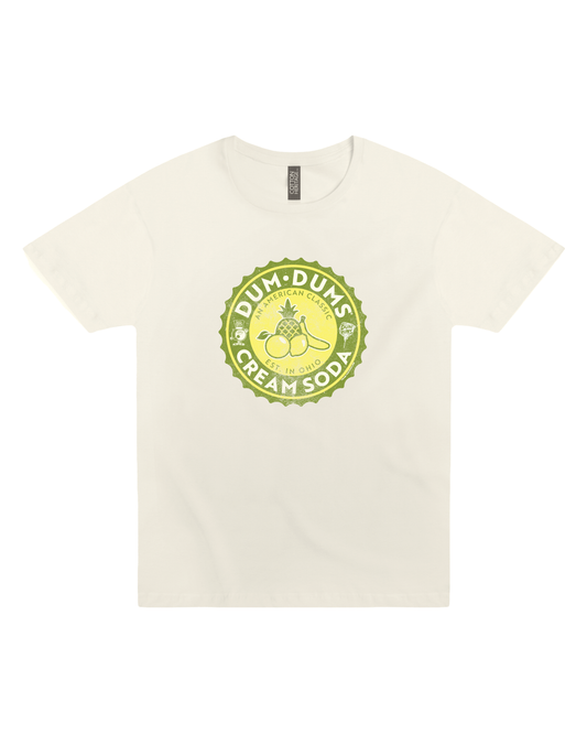 Dum Dums® Vintage Cream Soda Bottle Top Tee | Founded in Ohio Unisex Shirt