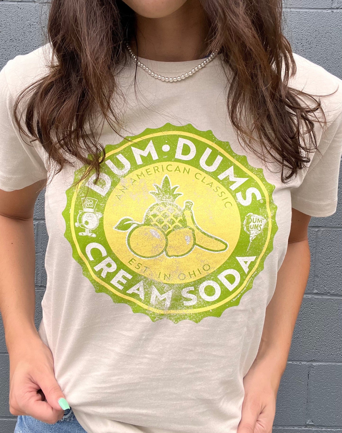 Dum Dums® Vintage Cream Soda Bottle Top Tee | Founded in Ohio Unisex Shirt