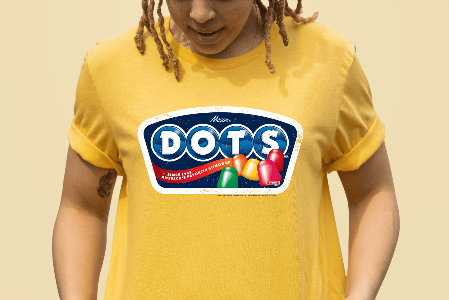 DOTS Retro Gumdrops Unisex Tee | Vintage Candy Shirt