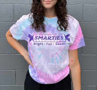 Smarties Bright • FUN • Smarties Tie-Dye Tee