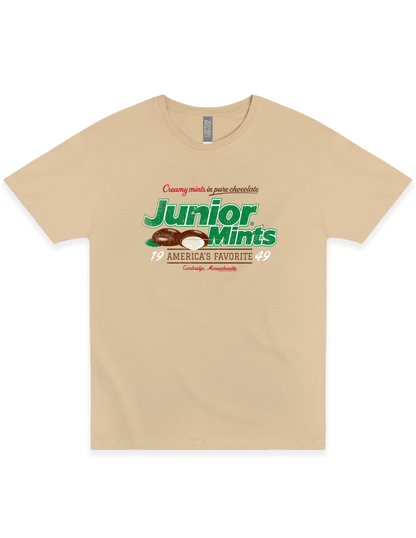 Junior Mints Tee | Chocolate Covered Creamy Mints Candy | Massachusetts Vintage Shirt