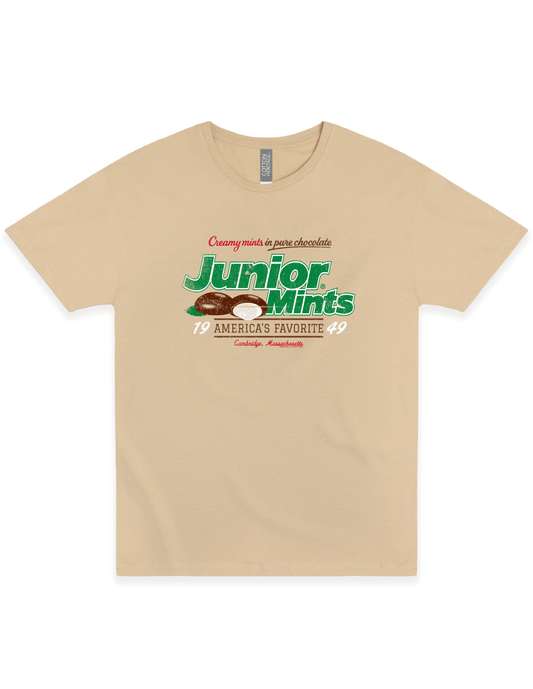 Junior Mints Tee | Chocolate Covered Creamy Mints Candy | Massachusetts Vintage Shirt