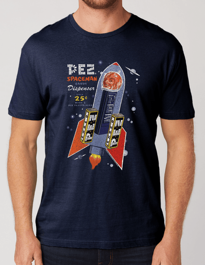 PEZ Vintage Spaceman Candy Dispenser Ad Tee