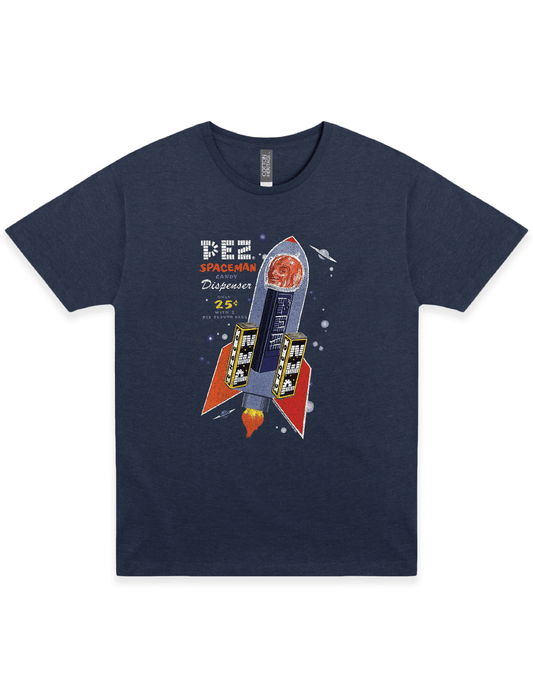 PEZ Vintage Spaceman Candy Dispenser Ad Tee