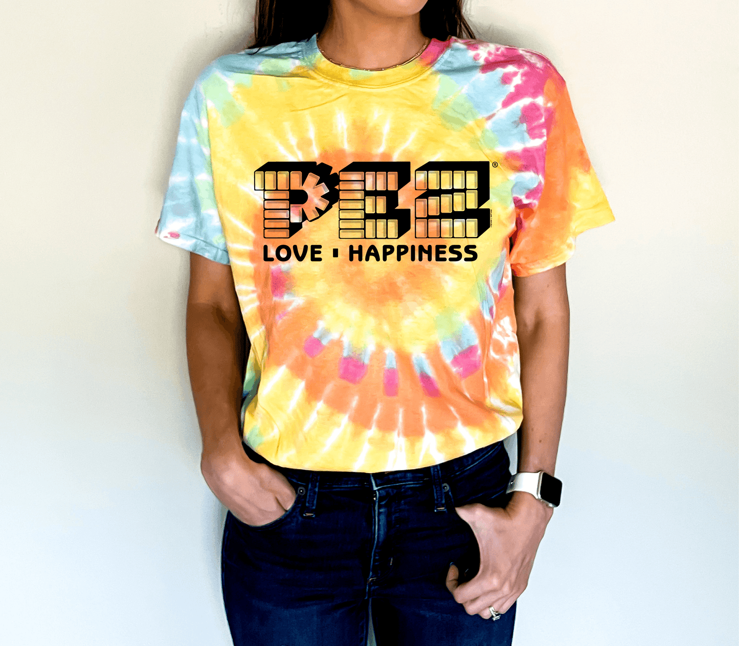 PEZ Tie-Dye Tee | Love & Happiness