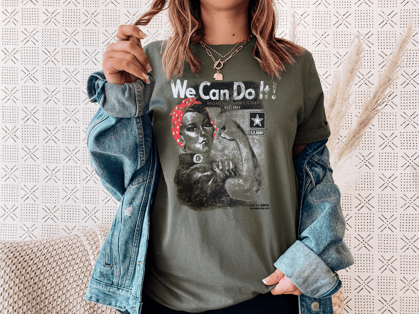 U.S. Army Rosie the Riveter Women's Army Corps Historical Tee