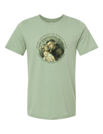 Saint Anthony of Padua | Patron Saint of Lost Items, People & Things Unisex Tee