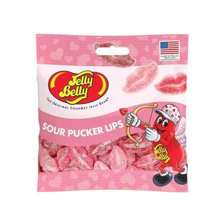 Jelly Belly Sour Pucker Lips - 2.8oz