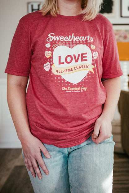 Sweethearts® LOVE Unisex Shirt | Valentine's Day | Sweetest Day Tee